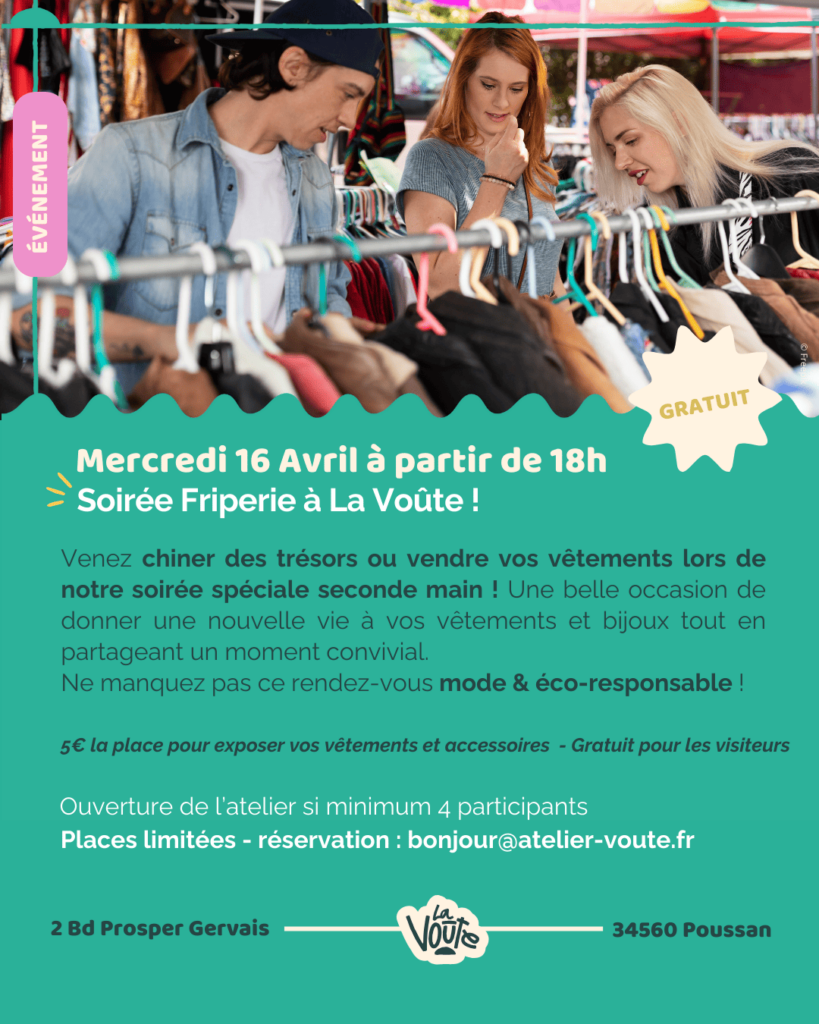 Lire la suite à propos de l’article SOIRÉE FRIPERIE