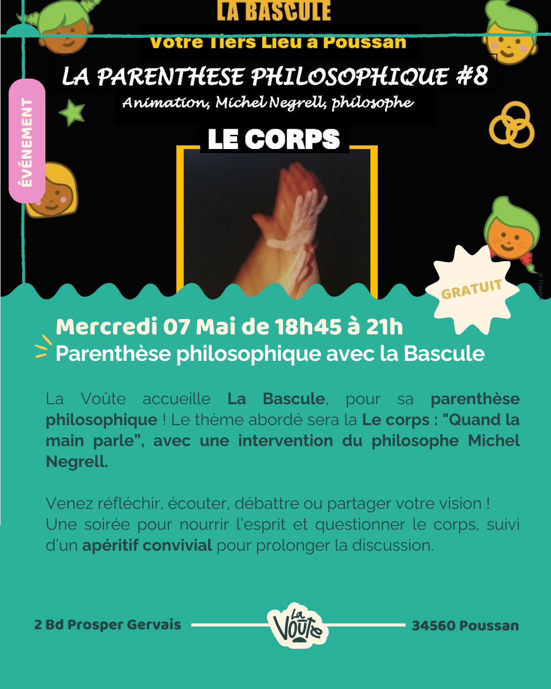 evenement parenthèse philosophique à Poussan