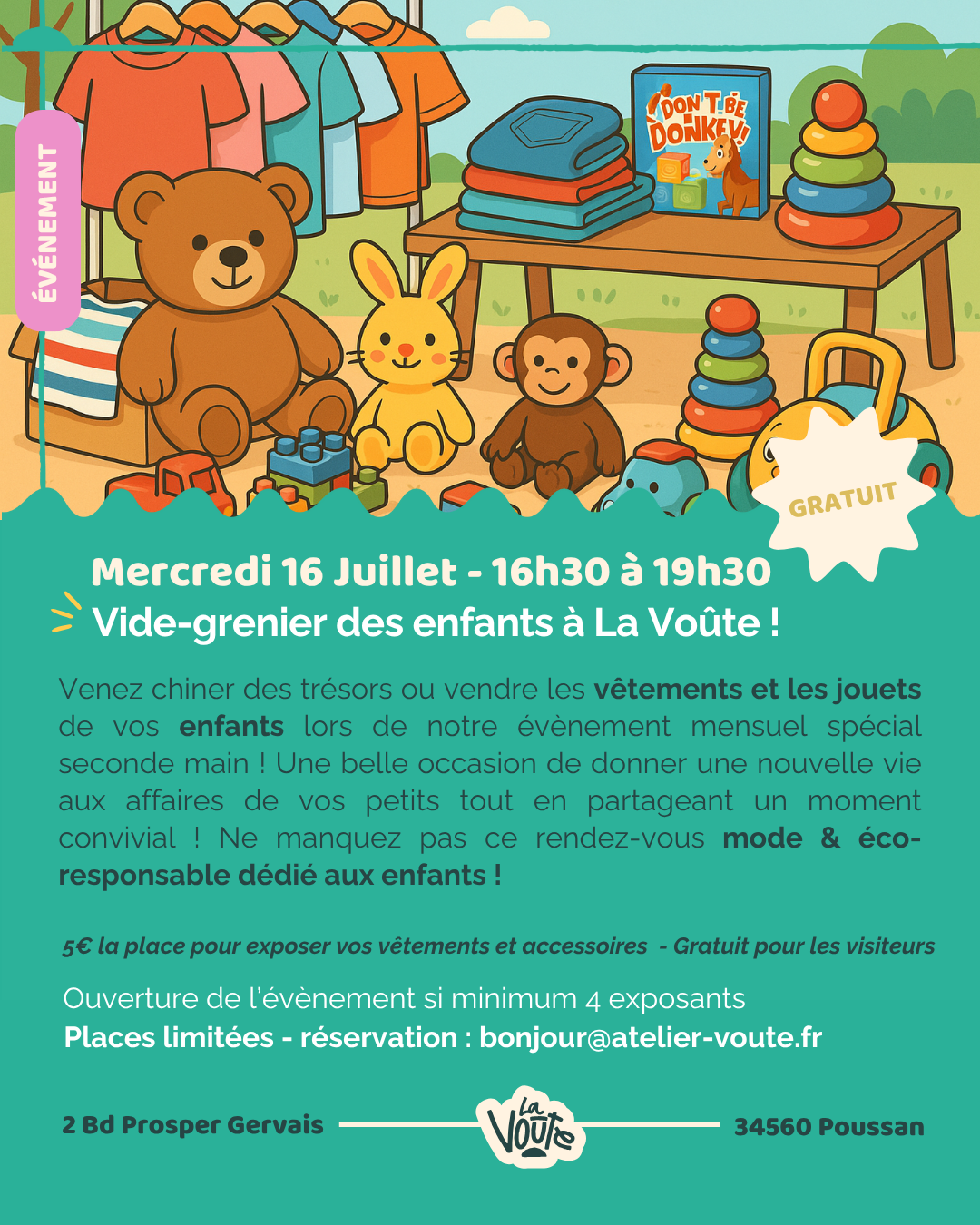 vide grenier enfants