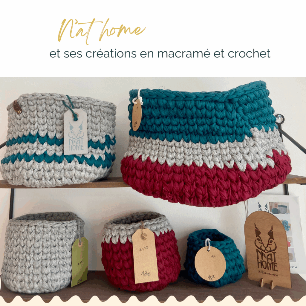 créations macramé et crochet poussan