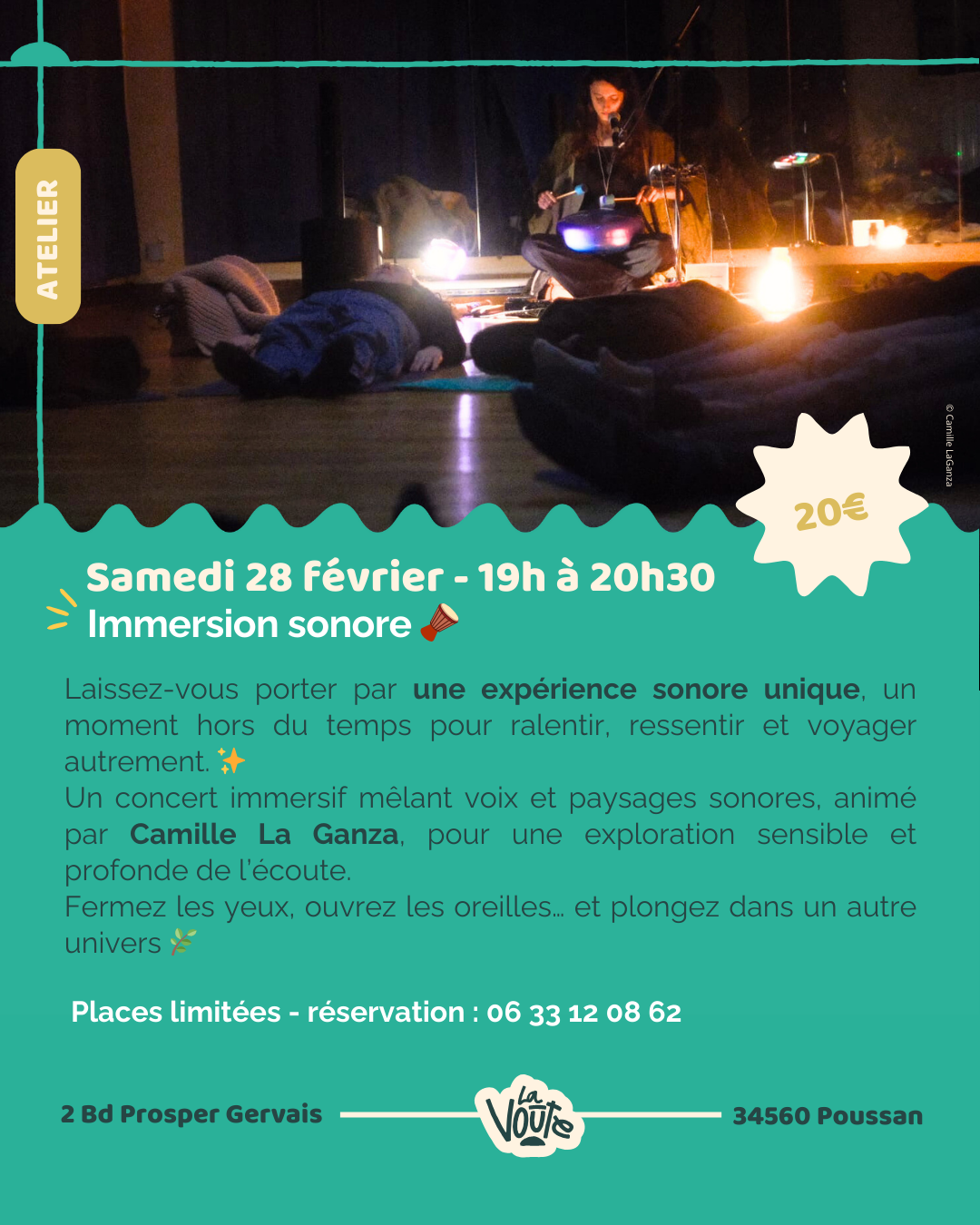 immersion sonore poussan detente