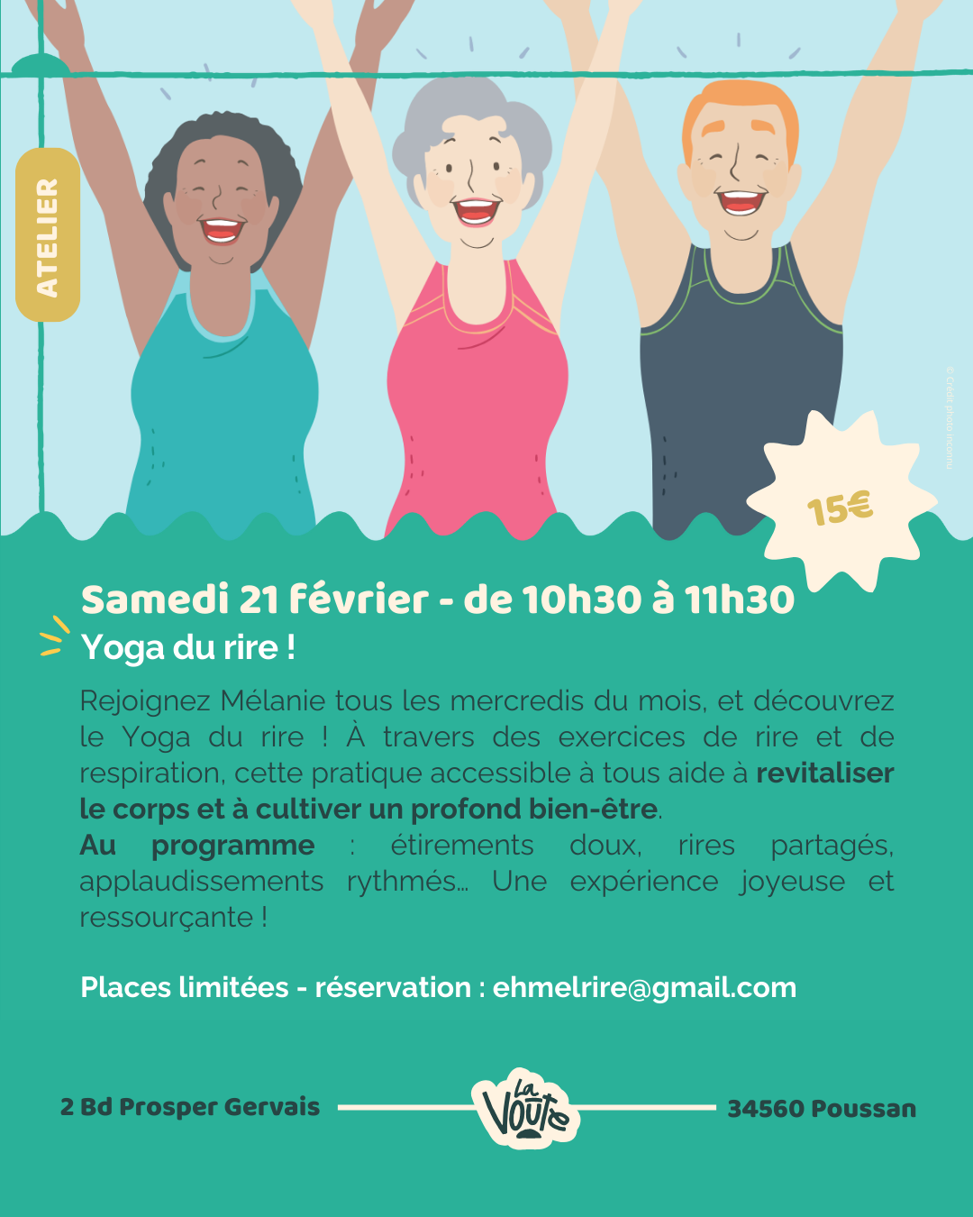 yoga du rire bien être poussan